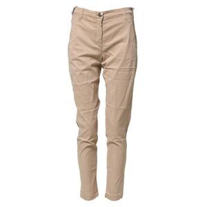 Jacob Cohen Lyocell Skinny High Waist Chino Pants Women Beige Jeans & Pants